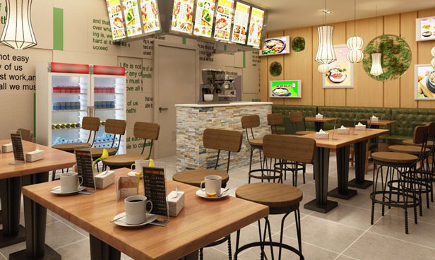 185平米餐厅整装定制效果图