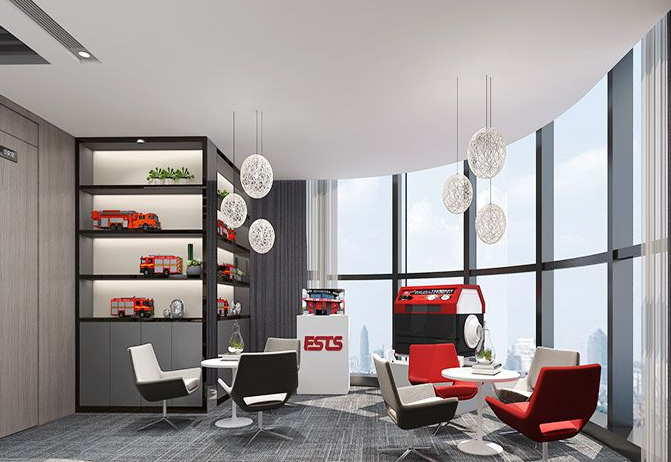 朝阳办公室整装定制效果图